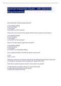 Special Inspector Exam - GR &lpar;General Requirements&rpar;2022&sol;2023 GRADED A&plus;