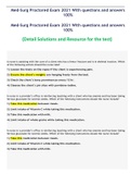 Med-Surg Proctored Exam 2021 With questions and answers 100&percnt;