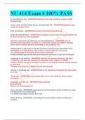 NU 414 Exam