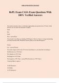 RePL Exam CASA Exam Questions With 100&percnt; Verified Answers