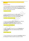 Pediatric Proctored Exam Study Guide 150 correct answered questions &lbrack;GRADED A&plus;&rsqb;&period;