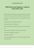 RERA Real Estate Regulatory Authority Exam Study Guide&period;