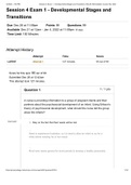 Session 4 Exam 1 - Developmental Stages and Transitions&lowbar; NCLEX Remediation Course 2022 &sol; Session 4 Exam 1 - Developmental Stages and Transitions