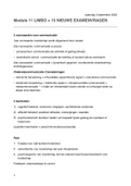 NIEUWE EXAMENVRAGEN + SAMENVATTING MODULE 11