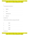NUR 2633 Exam Question Bank &lpar;Exam 1&comma; Exam 2&comma; Exam 3&comma; Final Exam&rpar; Ch 2-11- &lpar;Latest&rpar;&comma; Rasmussen College&comma;