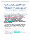 RN ATI CAPSTONE COMPREHENSIVE PROCTORED FORM A 2024 ACTUAL EXAM COMPLETE EXAM QUESTIONS AND CORRECT ANSWERS &lpar;VERIFIED ANSWERS&rpar; &vert; ALREADY GRADED A&plus;