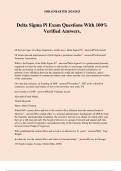 Delta Sigma Pi Exam Questions With 100&percnt; Verified Answers&period;