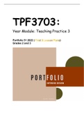 TPF3703 Portfolio 51 2022 (1st 3 Lesson Plans)
