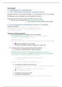 Samenvatting Sociologie &lpar;1300PSWSOC&rpar; - Geslaagd&excl;
