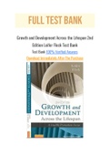 Growth and Development Across the Lifespan 2nd Edition Leifer Fleck Test Bank