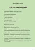TABE test Exam Study Guide&period;