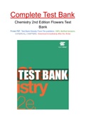 Chemistry 2nd Edition Flowers Test Bank