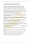 CDE-MILK QUALITY AND PRODUCTS 