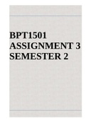 BPT1501 ASSIGNMENT 3 SEMESTER 2