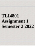 TLI4801 Assignment 1 Semester 2 2022