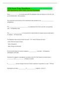 CCS Exam Prep Questions &ndash; COMPLETE SOLUTION 208 Questions with 100&percnt; Correct Answers