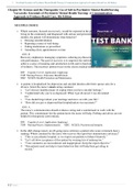 Test bank Essentials of Psychiatric Mental Health Nursing A Communication Approach to Evidence-Based Care 4th Edition All Chapters | Complete Guide 2022
