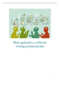 Blok opdracht 1.1 reflectie verslag communicatie 2022