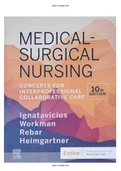Test Bank Medical Surgical Nursing 10th Edition Ignatavicius Workman &lpar;NOT TEXTBOOK&rpar;s