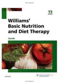 Williams’ Basic Nutrition and Diet Therapy 15th Edition Mclntosh Test Bank