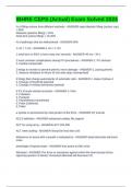 IBHRE CEPS &lpar;Actual&rpar; Exam Solved 2024