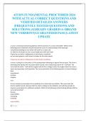ATI RN FUNDAMENTAL PROCTORED 2024  WITH ACTUAL CORRECT QUESTIONS AND  VERIFIED DETAILED ANSWERS  &vert;FREQUENTLY TESTED QUESTIONS AND  SOLUTIONS &vert;ALREADY GRADED A&plus;&vert;BRAND  NEW VERSION&excl;&excl;&vert;GUARANTEED PASS &vert;LATEST  UPDATE