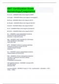 AMT Certification Exam Hematology&comma; Coagulation