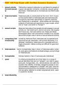  WST 100 Final Exam with Verified Answers Graded A&plus;