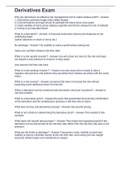 Derivatives Exam&lpar;complete&rpar;2022