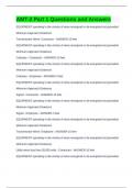 AMT-2 Part 1 Questions and Answers