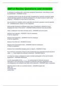 AMT-2 Review Questions and Answers