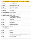 UCLA Exam &num;1 Phlebotomy Test with Verified Answers