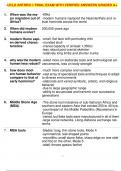 UCLA ANTHRO 1 FINAL EXAM WITH VERIFIED ANSWERS GRADED A&plus;