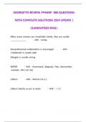 GEORGETTE REVIEW&period; PMHNP- 388 QUESTIONS