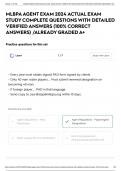 MLBPA AGENT EXAM 2024 ACTUAL EXAM STUDY COMPLETE QUESTIONS WITH DETAILED VERIFIED ANSWERS &lpar;100&percnt; CORRECT ANSWERS&rpar; &sol;ALREADY GRADED A&plus;