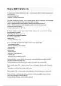 Nurs 3001 Midterm Questions and answers