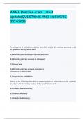 AAMA Practice exam Latest update&lpar;QUESTIONS AND ANSWERS&rpar; 2024&lowbar;2025