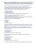 Microsoft AZ-900 Exam Actual Questions(Exampro (147 Questions)