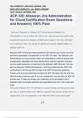 ACP-120&colon; Atlassian Jira Administration for Cloud Certification Exam Questions and Answers&vert; 100&percnt; Pass