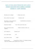 NUR 172 FINAL EXAM PREDICTOR WITH LATEST UPDATE QUESTIONS WITH CORRECT ANSWERS