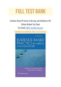 Evidence-Based Practice in Nursing and Healthcare 4th Edition Melnyk Test Bank