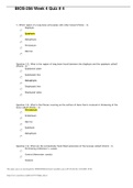 BIOS-256 Week 4 Quiz # 4 (GRADED A) Questions and Answer elaborations | Chamberlain College of Nursing