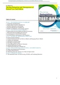 Test Bank for Nursing Delegation and Management of Patient Care 2nd Edition Chapter1-21 | Complete Guide