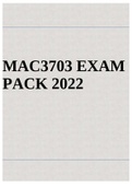 MAC3703 EXAM PACK 2022