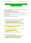 RATED A Agile Safe 5&period;1 SPC Test-with 100&percnt; verified answers-2022
