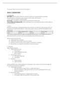 Lecture notes Financial Statement Analysis and Valuation