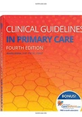 Clinical Guidelines in Primary Care 4th Edition Hollier Test Bank