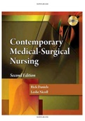 Contemporary Medical-Surgical Nursing 2nd Edition by Daniels, Nicoll – Test Bank 