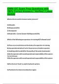 OWW OIT Exam Prep Questions with 100&percnt; Correct Answers &vert; Verified &vert; Latest Update