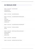 Air Methods GOM Actual Exam Questions And Correct Answers Verified Success&period;